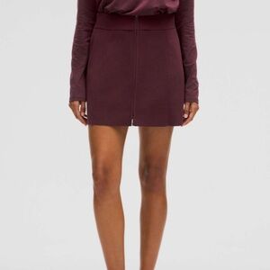Lululemon Athletica Burgundy Skirt